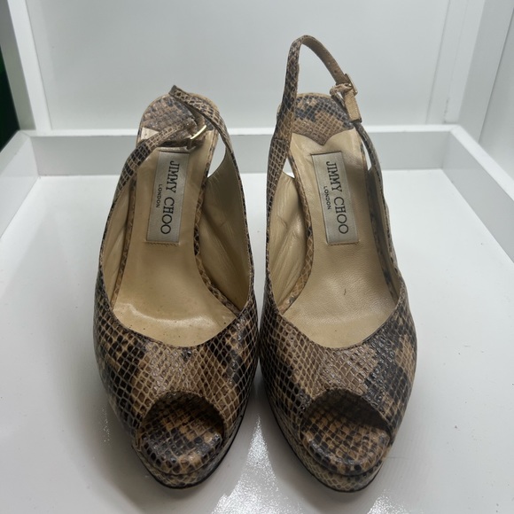Jimmy Choo Python heels - Picture 2 of 12